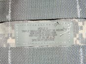 Подсумок на 3 магазина ACU molle армия США № 3 состояние как нового.