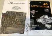 Металевий 3D-пазл Tiger Tank