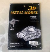 Металевий 3D-пазл Tiger Tank