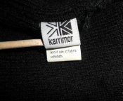 Шапка чорна Karrimor з люмінесцентною нашивкою