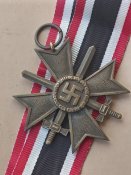 Німеччина.Хрест військових заслуг ( KVK) + стрічка.