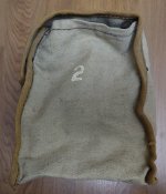 Сумка брезентовая Р-016В с ручкой, хаки, 70-е года, б/у, армия ВС СССР