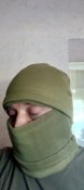 Шапка флисовая,олива