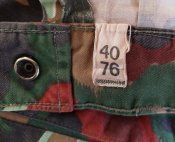 Штаны, брюки Taz 83, камуфляж Alpenflage, размер 45/77, б/у, армия ВС Швейцарии
