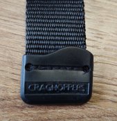 Ремень, ремешок Craghoppers, на фастексе, чёрный, размер 114 х 2,5 см, лёгкое б/у, Великобритания