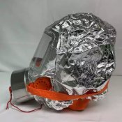 Маска противогаз из алюминиевой фольги