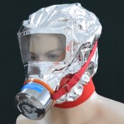 Маска противогаз из алюминиевой фольги