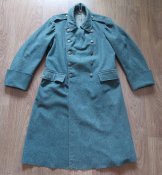 Шинель 1940 г, сукно, размер 48, б/у, армия ВС Швейцария, под Вермахт