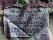 Китель Jacket DPM Combat Lightweight, 180/96, лёгкое б/у, армия ВС Великобритании