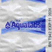Таблетки для знезараження води Aquatabs 49 мг [ціна за блістер / 10 пігулок]