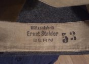Пілотка армії Швейцарії mutzenfabrik Ernst Stalder Bern