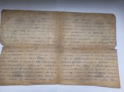 Письмо из Севастополя 1940 года по окончанию академии РККА от сына к отцу