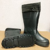 Сапоги мужские резиновые высокие утепленные с подвязкой сверху