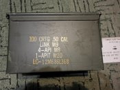 ящик из под патронов пулемета м2 Browning и винтовки Barrett 12.7