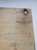 Довереность за 1940 год на получение вагона карбита