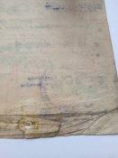 Довереность за 1940 год на получение вагона карбита
