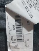 Мужская черная джинсовая рубашка Armani Jeans denim u6c19 LJ Новая