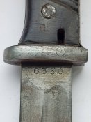 Штык - нож для К - 98 .