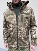 Піксельна куртка Soft Shell (розміри 50, 52, 54)