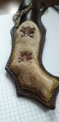 Старинный финский нож с надписью.