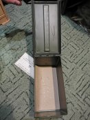 ящик из под патронов пулемета м2 Browning и винтовки Barrett 12.7