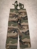 Новые штаны на подтяжках армии Франции влагостойкие Gore-Tex