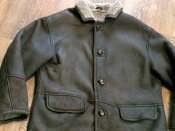 Шкіряна куртка на цигейці (зима) розм.XL 54-56