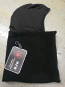 Балаклава флис + Spandex ,  черная, MFH Германия
