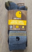 3 пары Теплые влагоотводящие термоноски Carhartt A0107-3 Force Merino Wool  Оригинал США