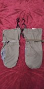 Варежки армии Австрии на Gore-Tex кожа+ткань.