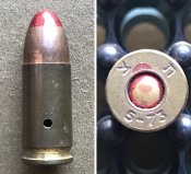 ММГ израильского трассирующего патрона 9х19 Para.