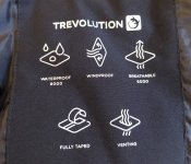 Трекинговые тёплые лыжные штаны Trevolution + подтяжки, серые, размер XXL, Швейцария