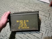 ящик из под патронов пулемета м2 Browning и винтовки Barrett 12.7