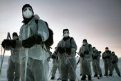 Британская маска  белая , армейская, огнестойкая Face mask. Extreme cold weather Mk2 Flame Resistant