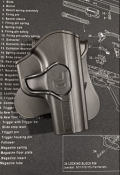Кобура тактическая для ПМ/ Makarov, для правши. 360 градусов