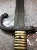 Штык образца 1866 года к винтовке системы Шасспо.