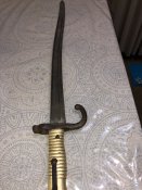 Штык образца 1866 года к винтовке системы Шасспо.