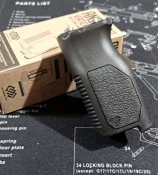 Ручка перенесення вогню Strike Industries кутова з кріпленням M-LOK, довга