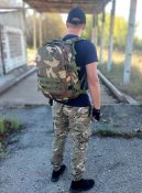 Тактический, военный, городской рюкзак на 40л. вудленд