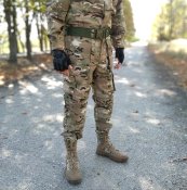 Тактический брючной ремень BLACKHAWK TACTICAL с фиксатором (олива)