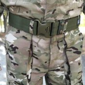 Тактический брючной ремень BLACKHAWK TACTICAL с фиксатором (олива)
