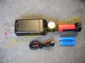 Кемпинговый аккумуляторный фонарь  ZJ-8859-B для СТО, гаража с магнитом USB зарядка