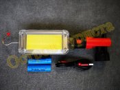 Кемпинговый аккумуляторный фонарь  ZJ-8859-B для СТО, гаража с магнитом USB зарядка