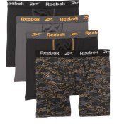 Труси Reebok Performance Boxer print нові оригінал розмір L [упаковка 4 шт]