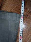 Брюки однотонные Олива б/у - "молескин" Бундесвер, Германия. Штаны р. Gr.24/25 (лот №42)