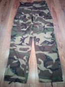 Брюки камуфляжные Woodland б/у. Штаны Mil-Tec р.S xxl-176 (лот №57)