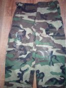 Брюки камуфляжные Woodland б/у. Штаны Mil-Tec р.S xxl-176 (лот №57)
