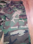 Брюки камуфляжные Woodland б/у. Штаны Mil-Tec р.S xxl-176 (лот №57)