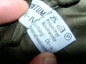 Военная куртка по типу М-65 в цвете олива размер 96-100/III-IV Австрия. Лот №16/2