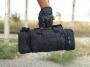 Тактическая универсальная (поясная, наплечная) сумка черная
